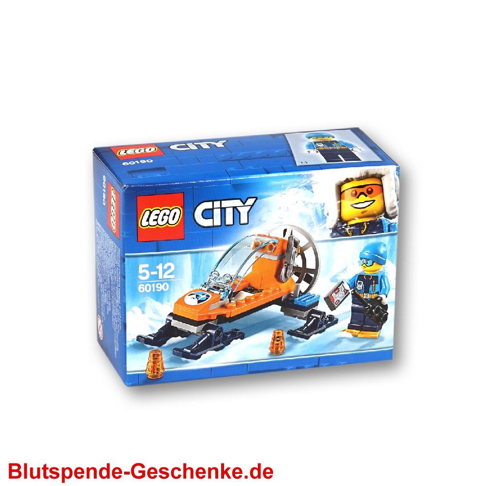 Blutspendegeschenk LEGO City Schneegleiter