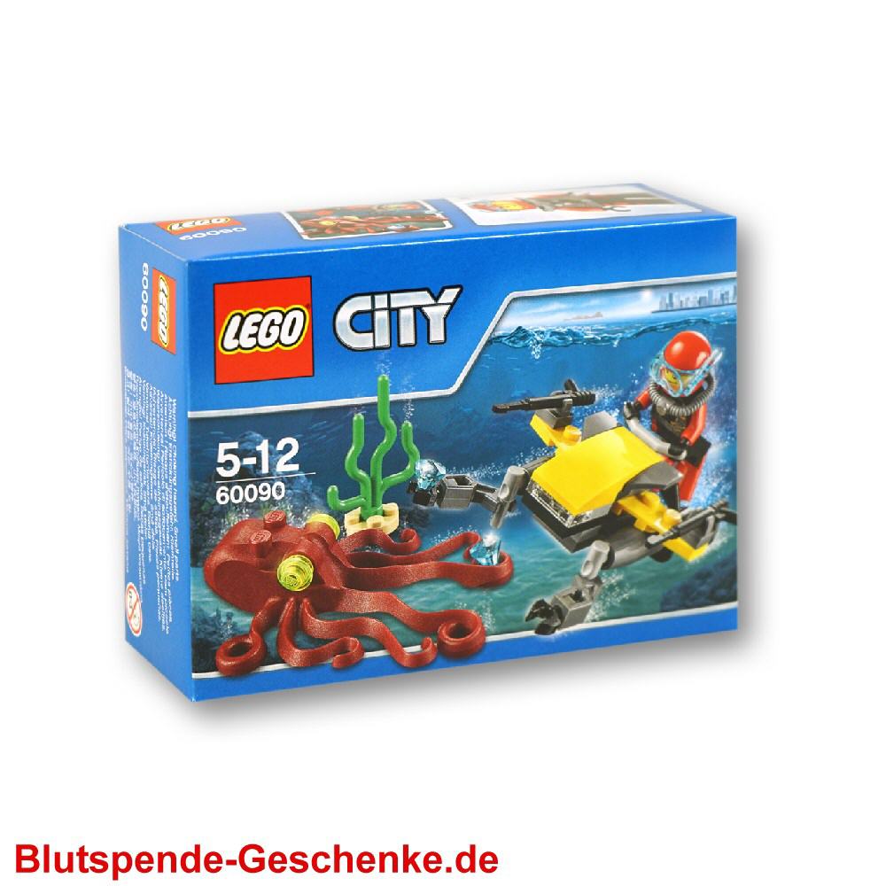 Blutspendegeschenk Lego Unterwasser
