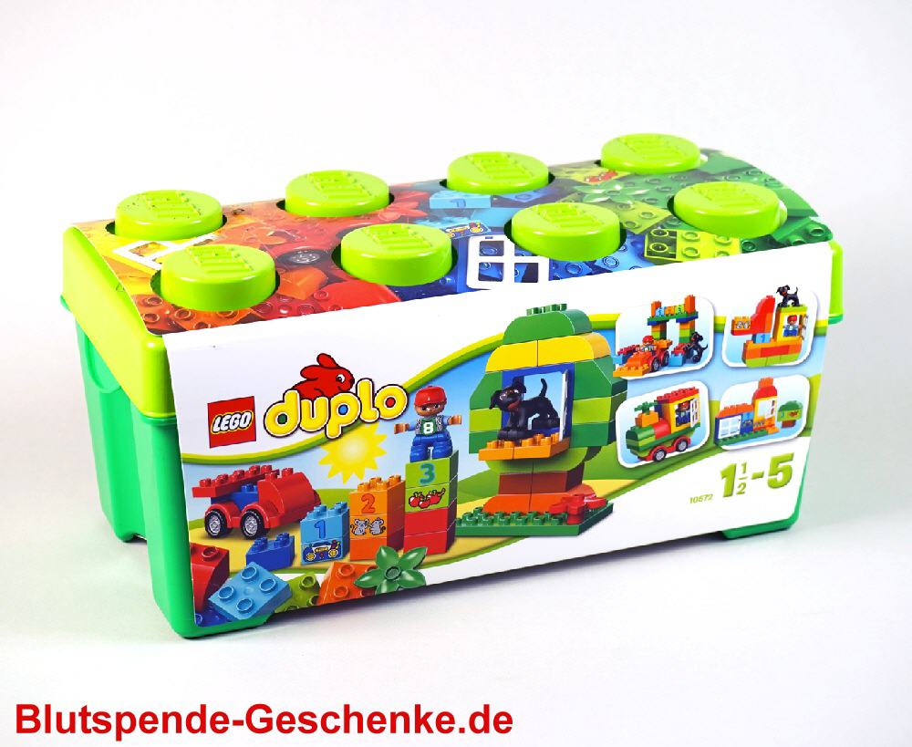 Blutspendegeschenk Lego Duplo Box