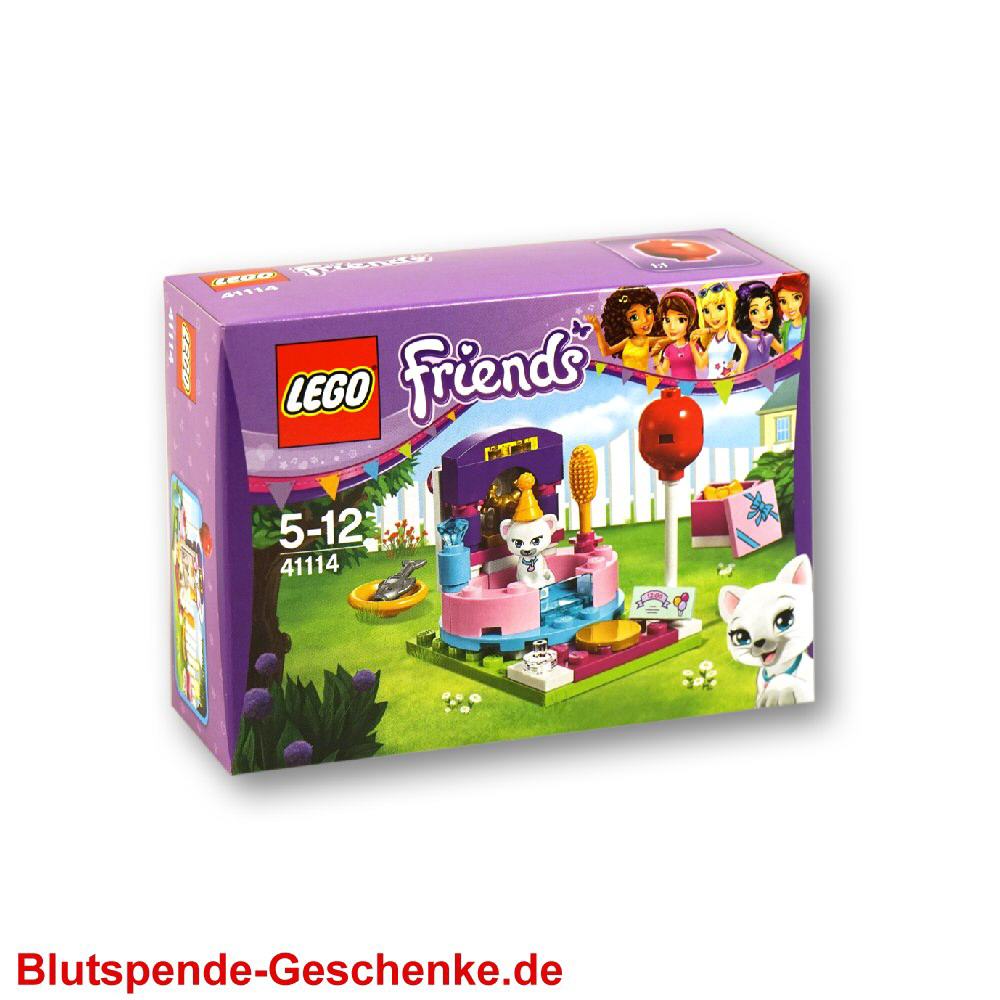 Blutspendegeschenk Lego Friends Katze