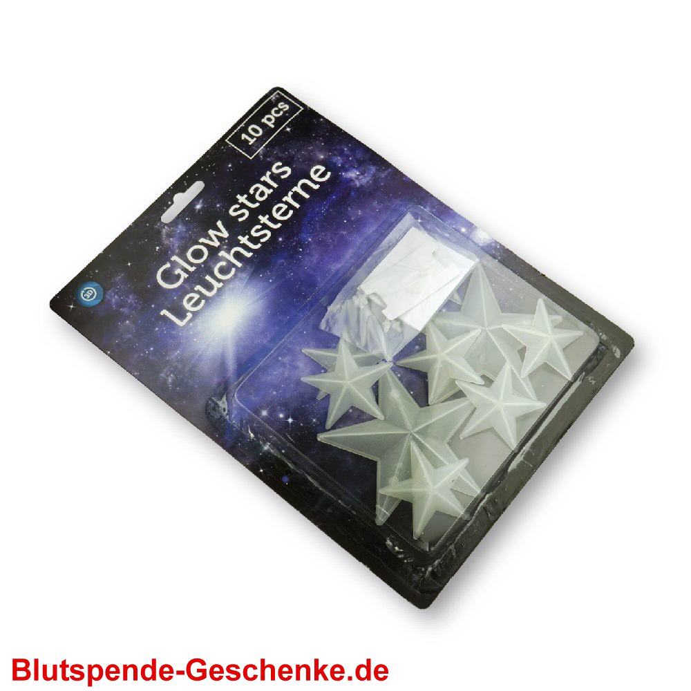 Blutspendegeschenk Leuchtsterne und Leuchtplaneten