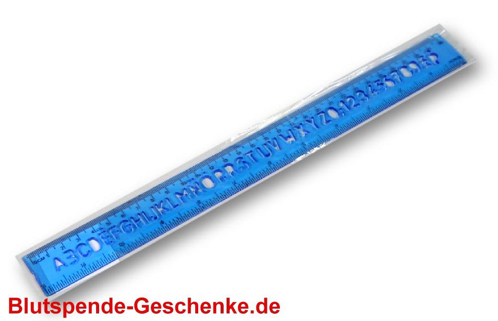 Blutspendegeschenk Lineal