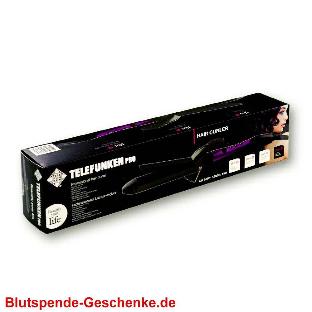 Blutspendegeschenk 2in1 Lockenstab