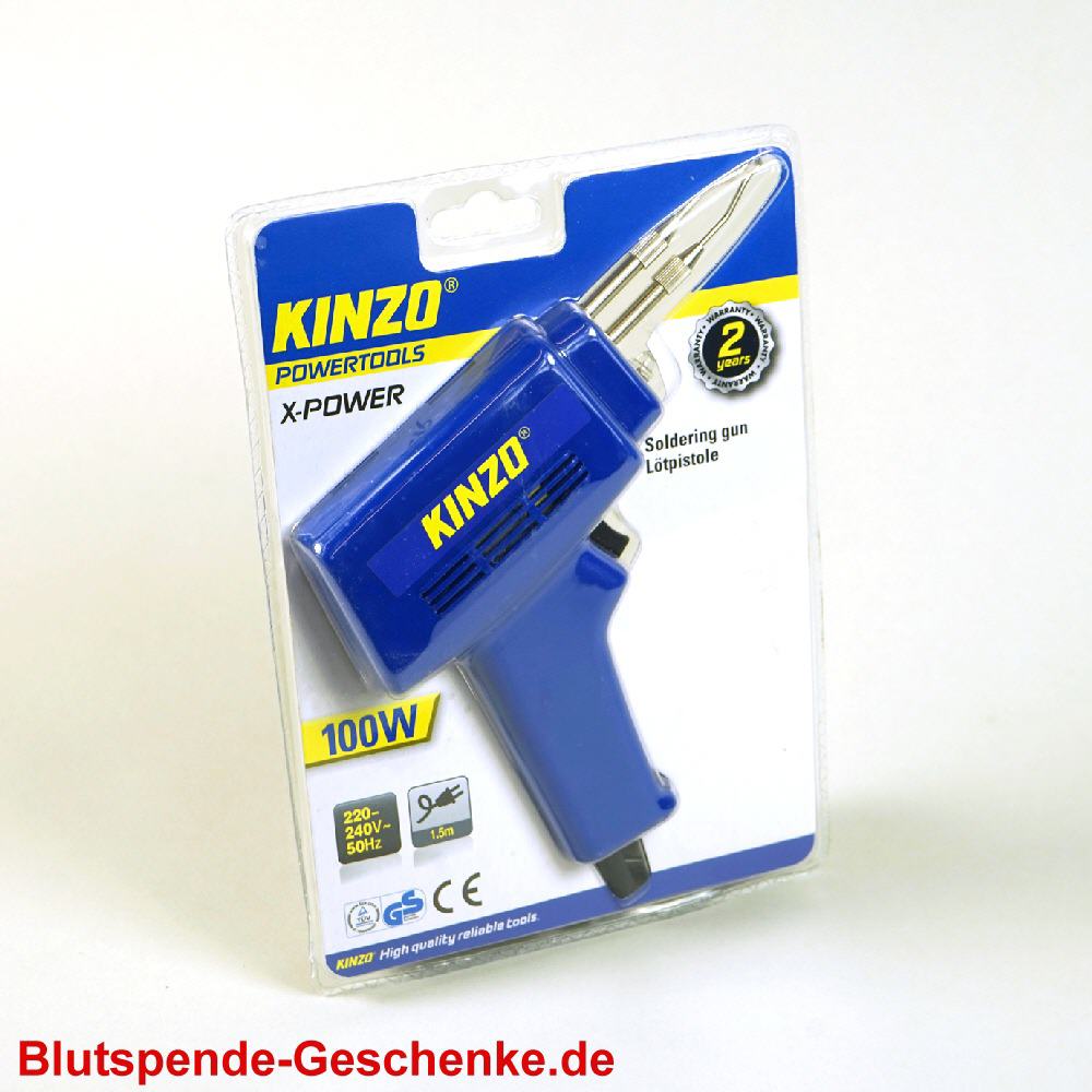 Blutspendegeschenk L&ouml;tpistole