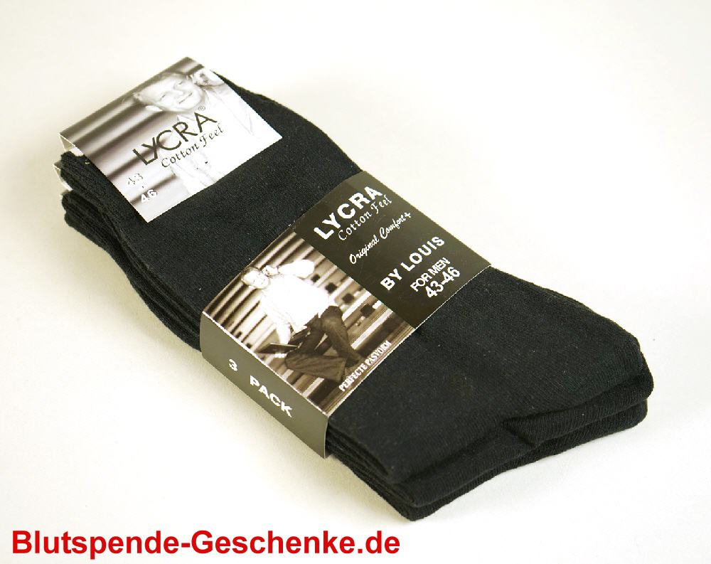 Blutspendegeschenk M&auml;nnersochen 3er-Set