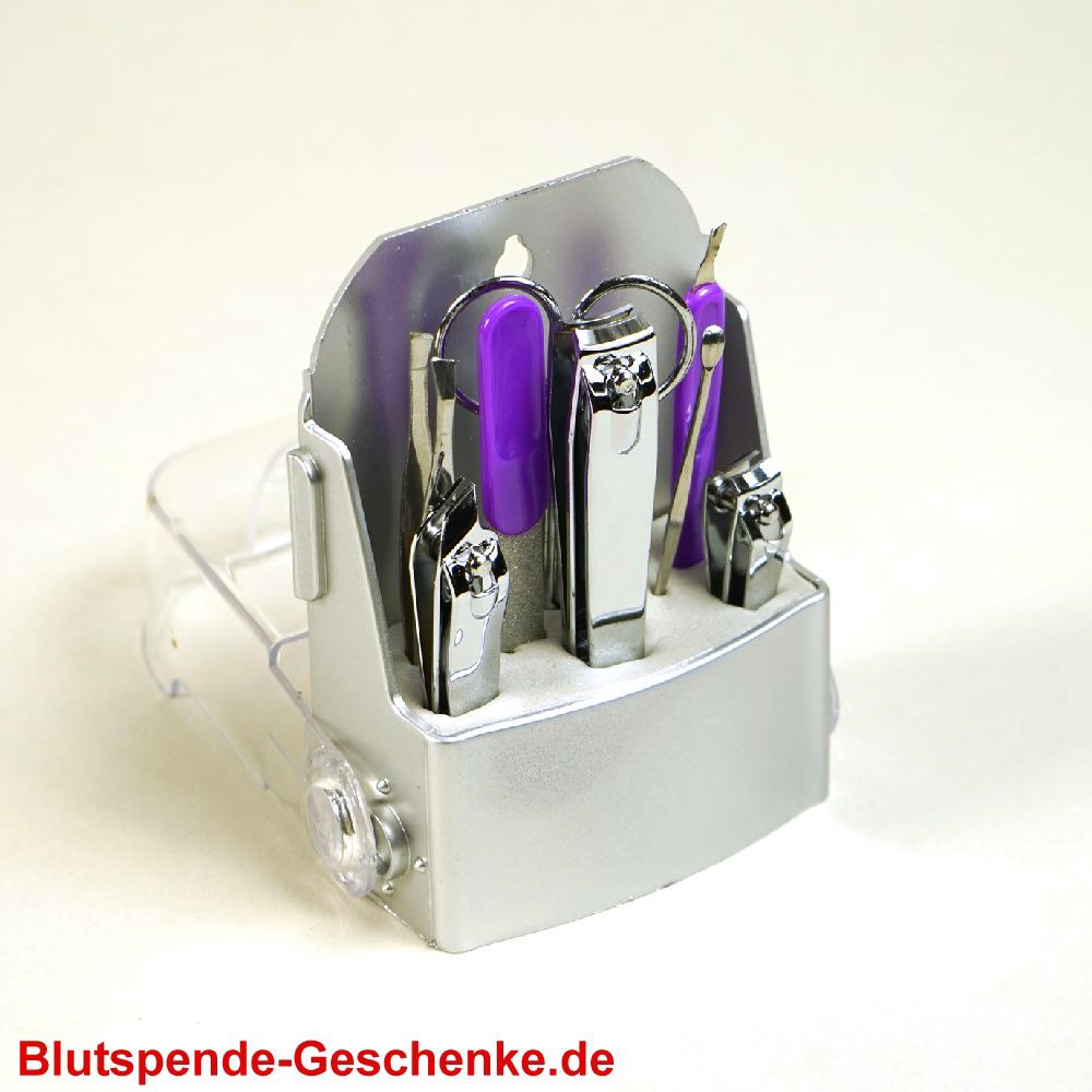 Blutspendegeschenk Reise-Manik&uuml;rset