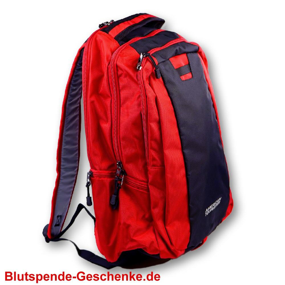 Blutspendegeschenk Rucksack mit Laptopfach