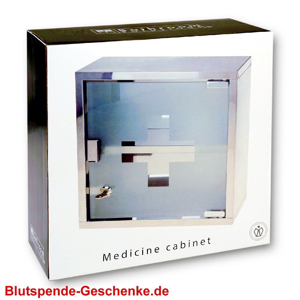 Blutspendegeschenk Medzinschrank