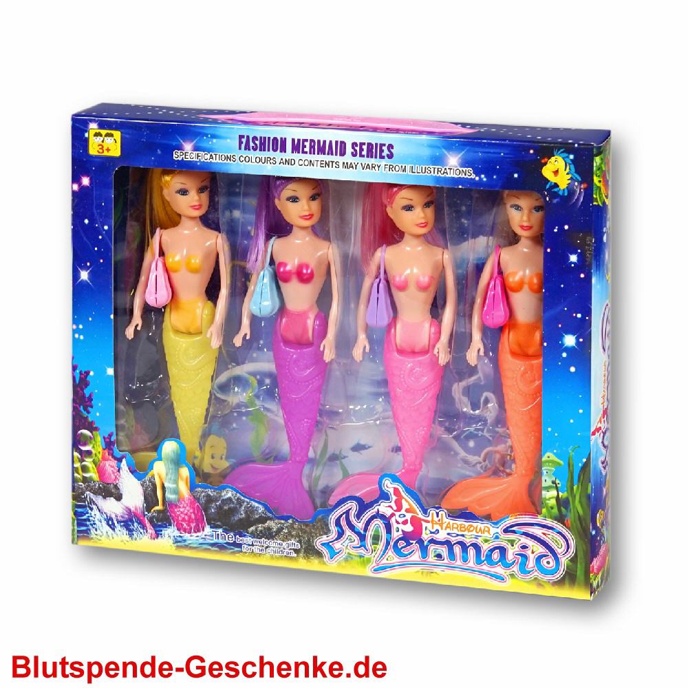 Blutspendegeschenk 4er Meerjungfrauen