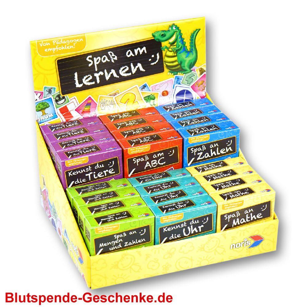Blutspendegeschenk Lernspiele Mini