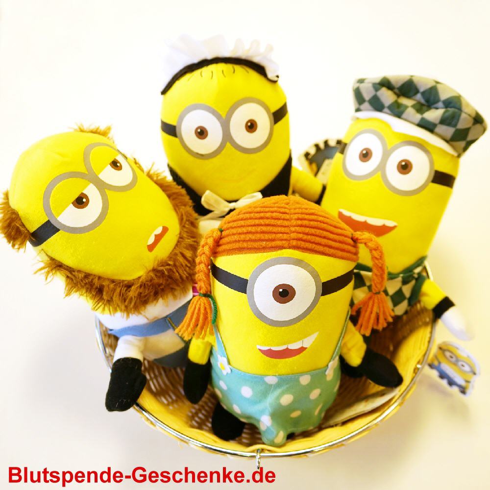 Blutspendegeschenk Minions 24 cm