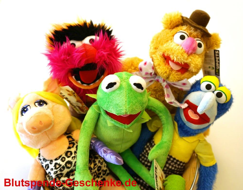 Blutspendegeschenk Muppets Pl&uuml;schfiguren