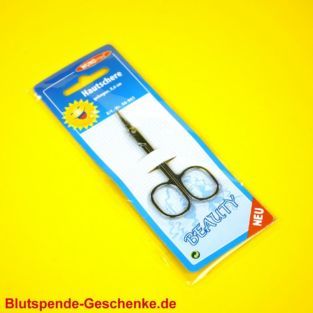 Blutspendegeschenk Nagelschere