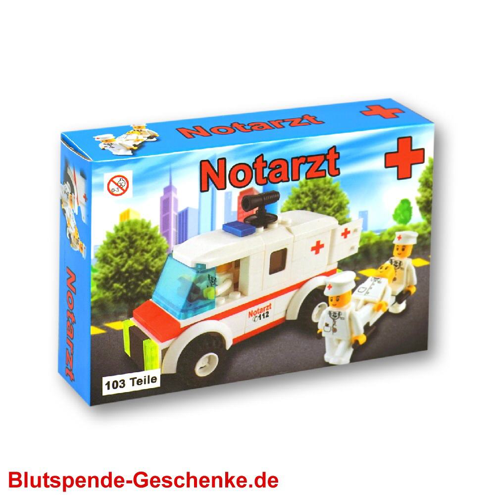 Blutspendegeschenk Notarzt-Bausatz