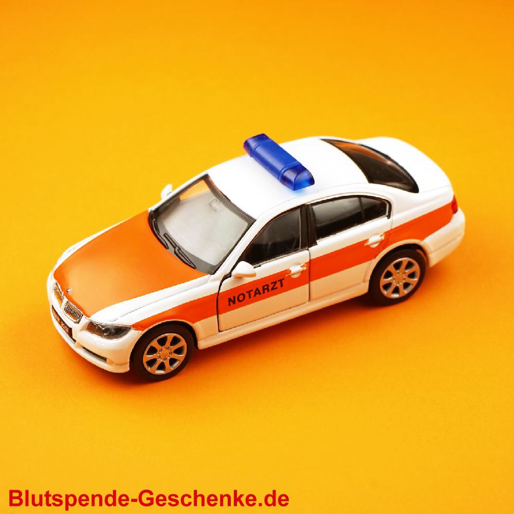 Blutspendegeschenk Modellauto Notarzt