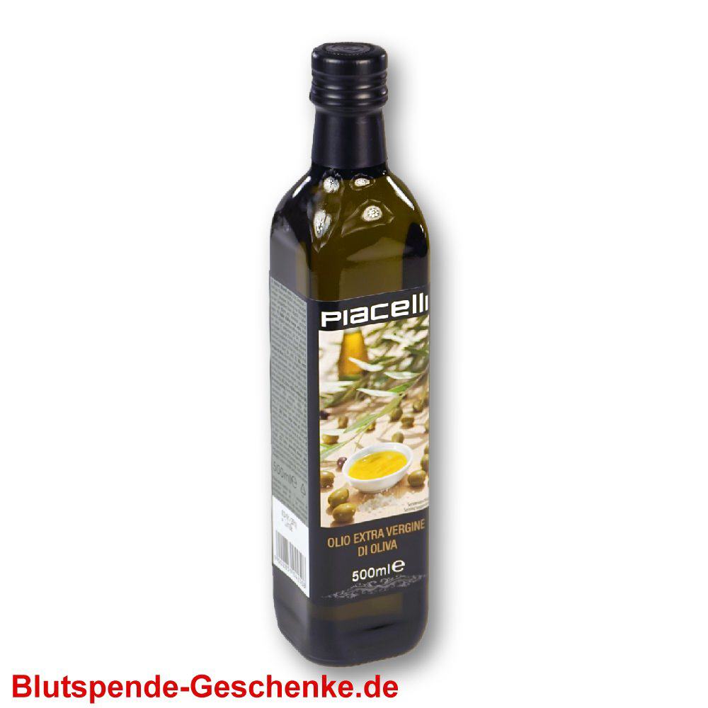 Blutspendegeschenk Flasche Oliven&ouml;l