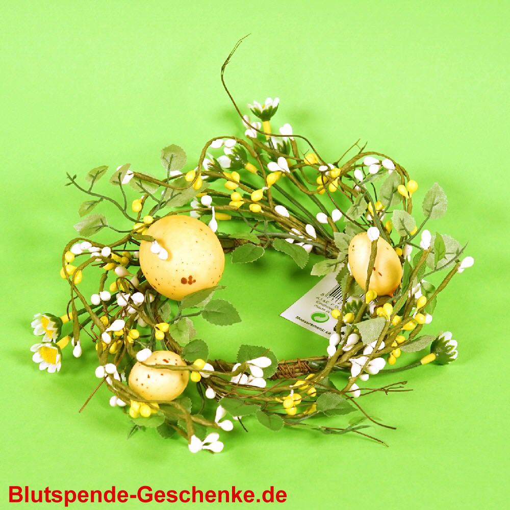 Blutspendegeschenk Osterkranz