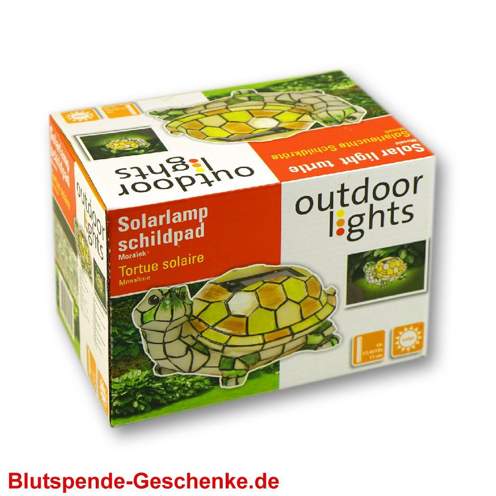 Blutspendegeschenk Solar-Schildkr&ouml;te