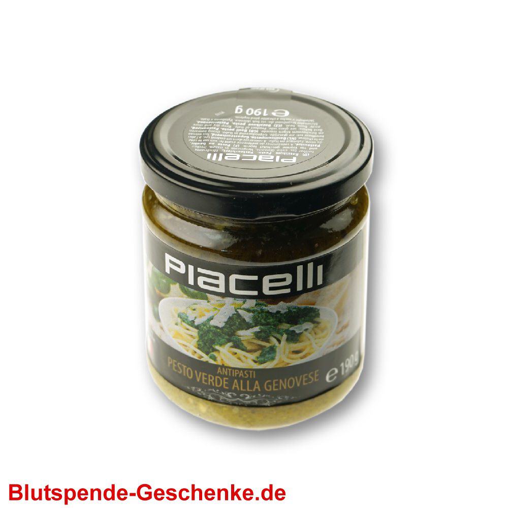 Blutspendegeschenk Pesto Verde