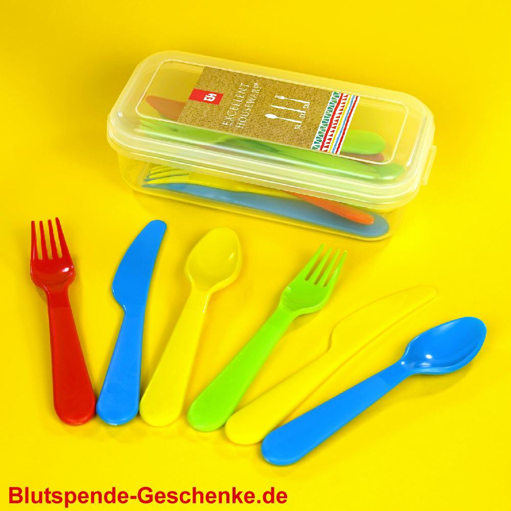 Blutspendegeschenk Picknick-Besteck