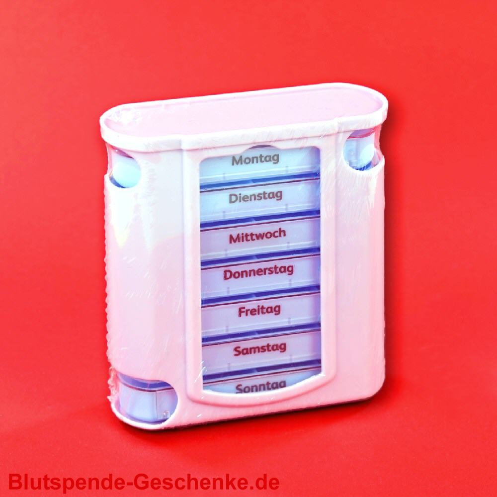 Blutspendegeschenk Pillenbox
