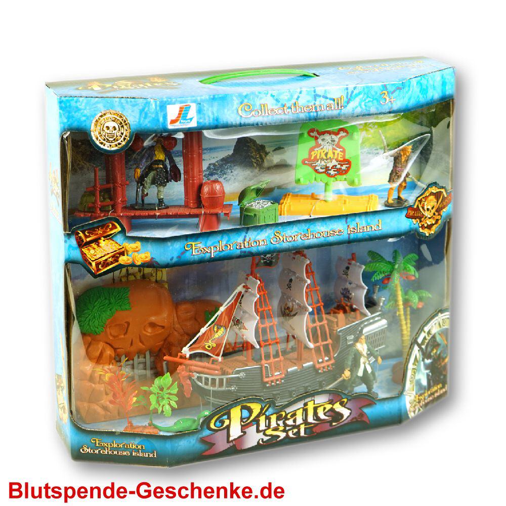 Blutspendegeschenk Piraten Spielset