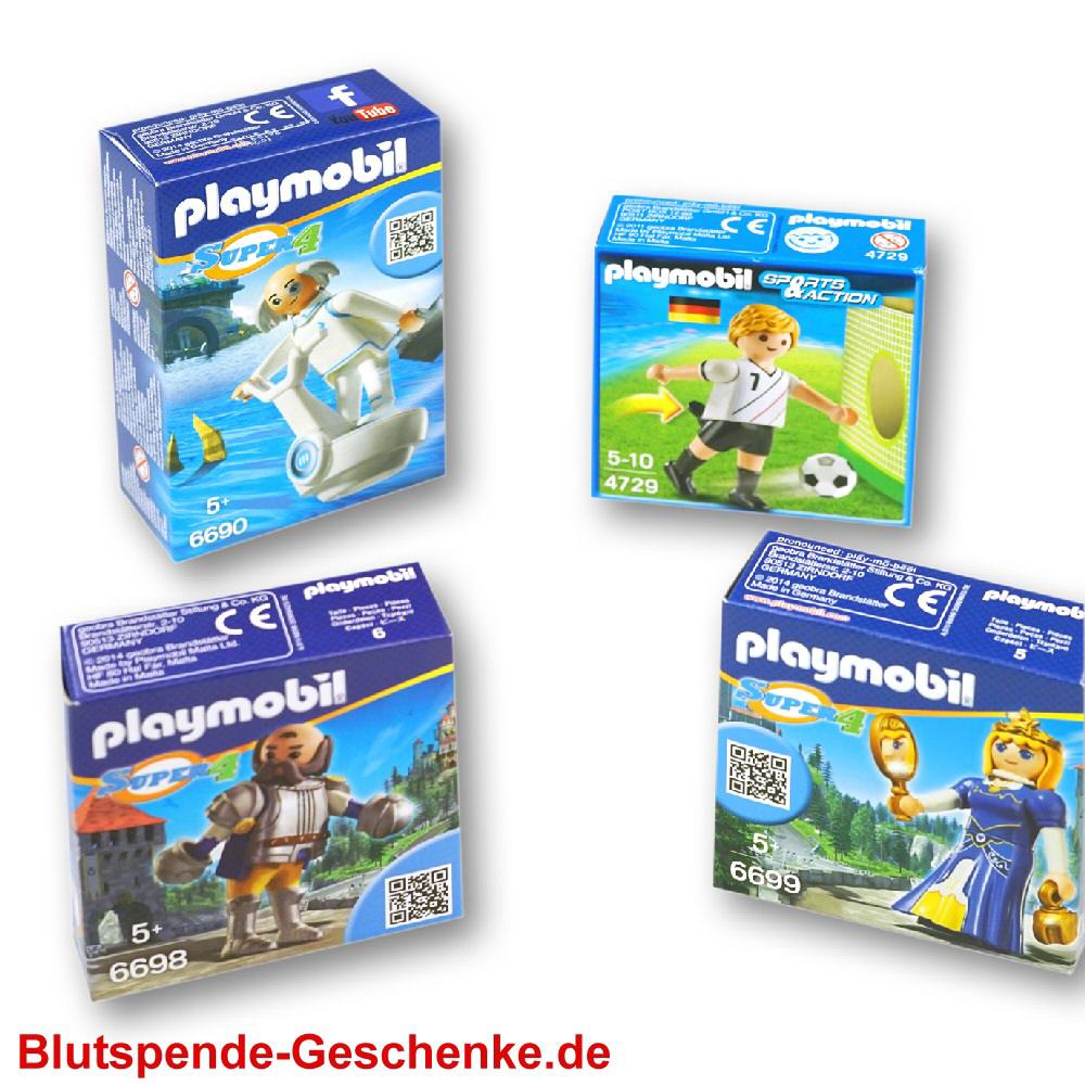 Blutspendegeschenk Playmobil Einzelfiguren