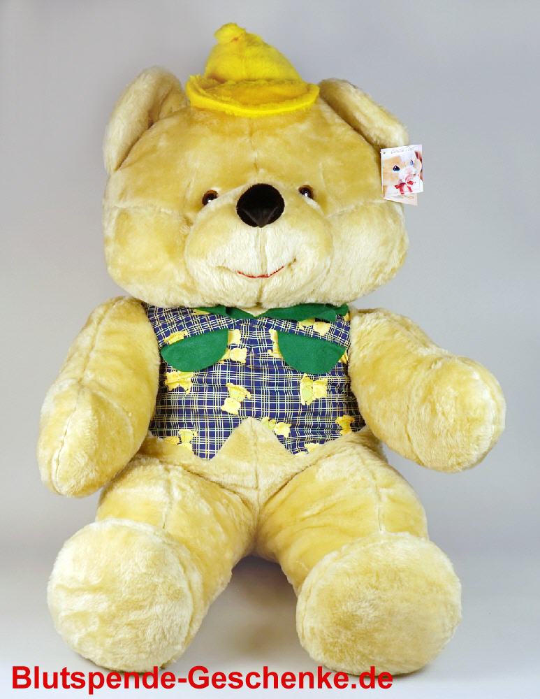 Blutspendegeschenk Pl&uuml;schb&auml;r 100 cm