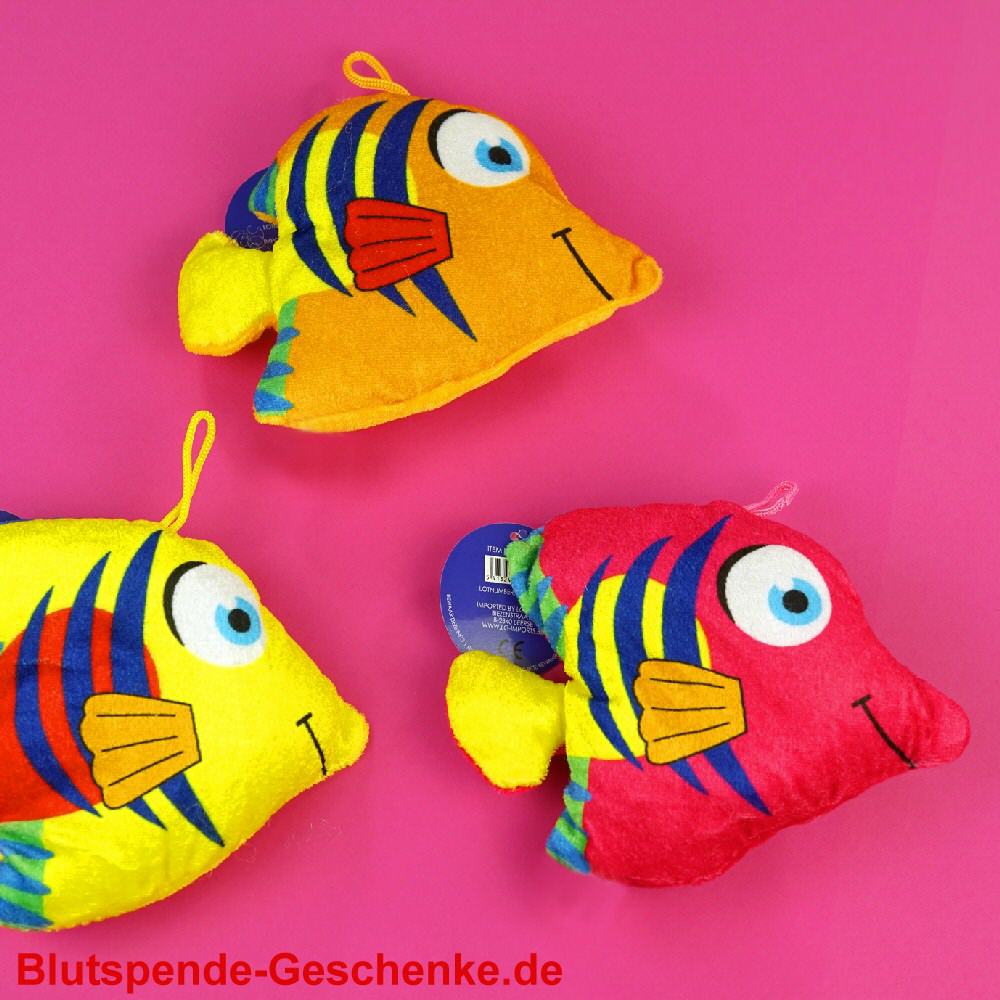 Blutspendegeschenk Pl&uuml;sch-Fische