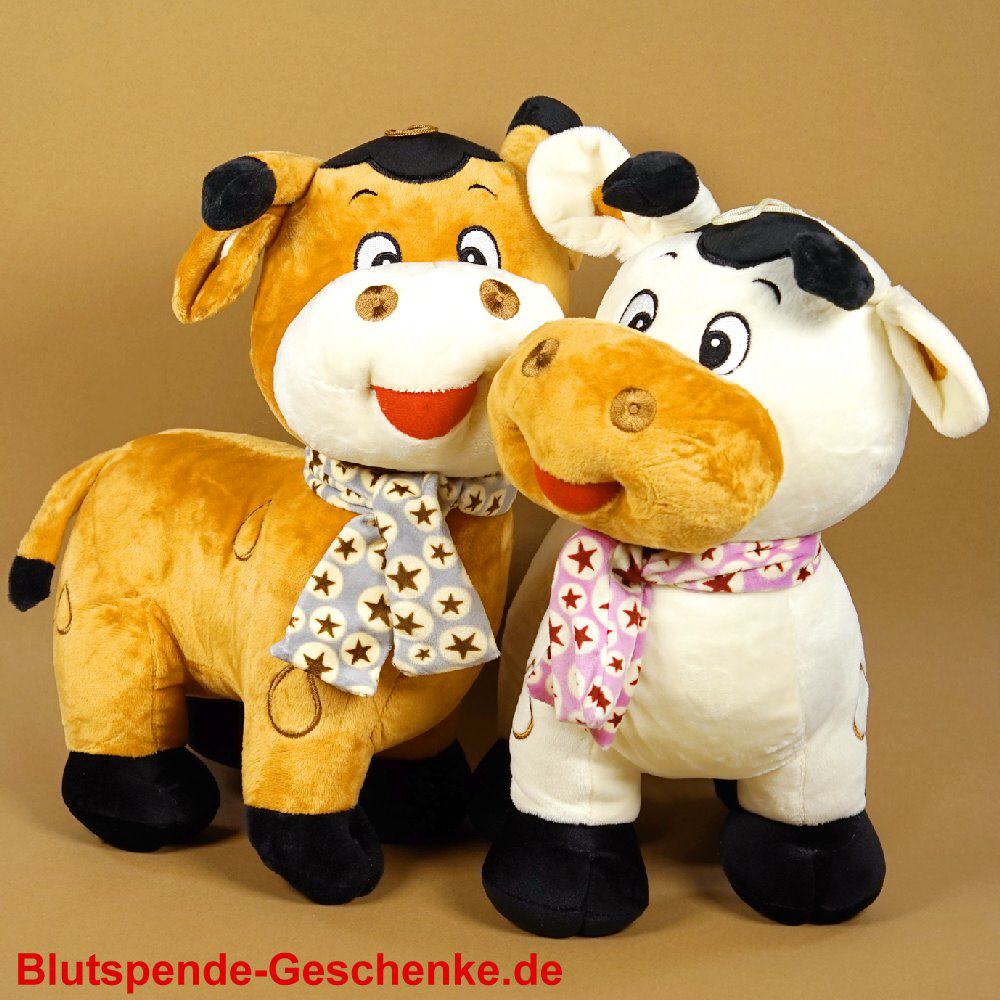 Blutspendegeschenk Pl&uuml;schkuh