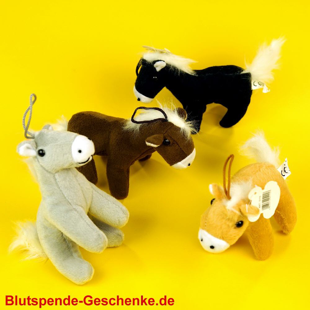 Blutspendegeschenk Pl&uuml;sch-Pferdchen