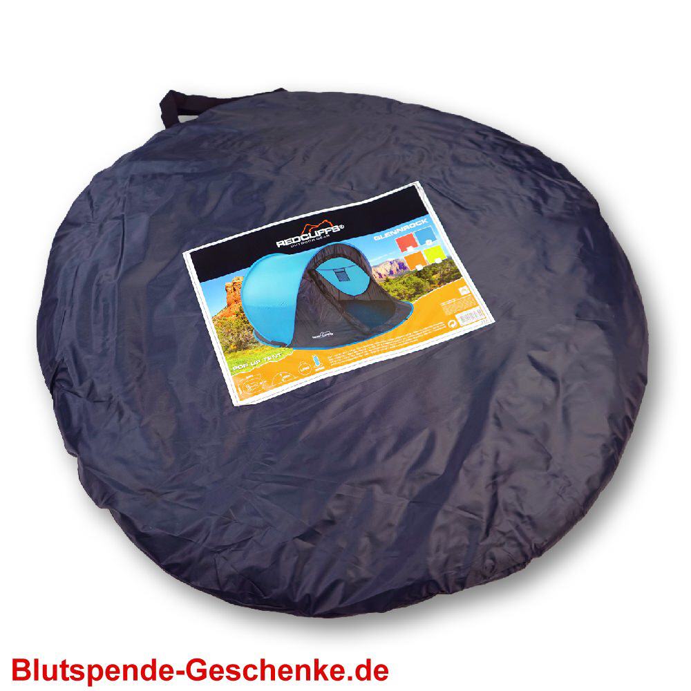 Blutspendegeschenk PopUp-Zelt