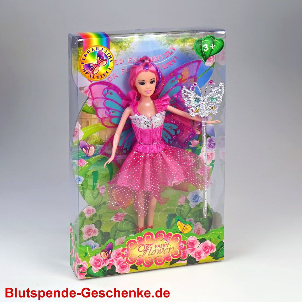 Blutspendegeschenk Schmetterling-Puppe