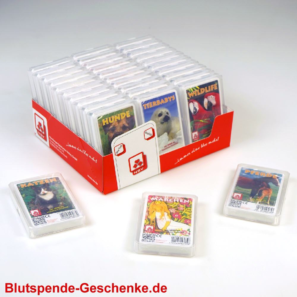 Blutspendegeschenk Kinderwelt-Quartett