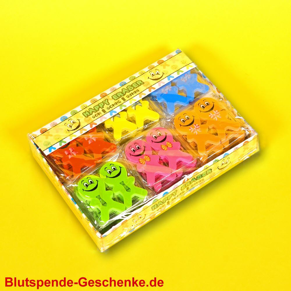 Blutspendegeschenk Radiergummi boy-girl