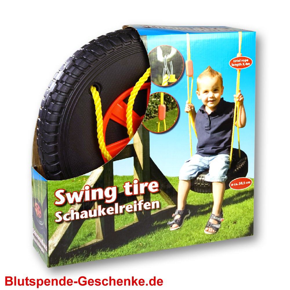 Blutspendegeschenk Reifenschaukel