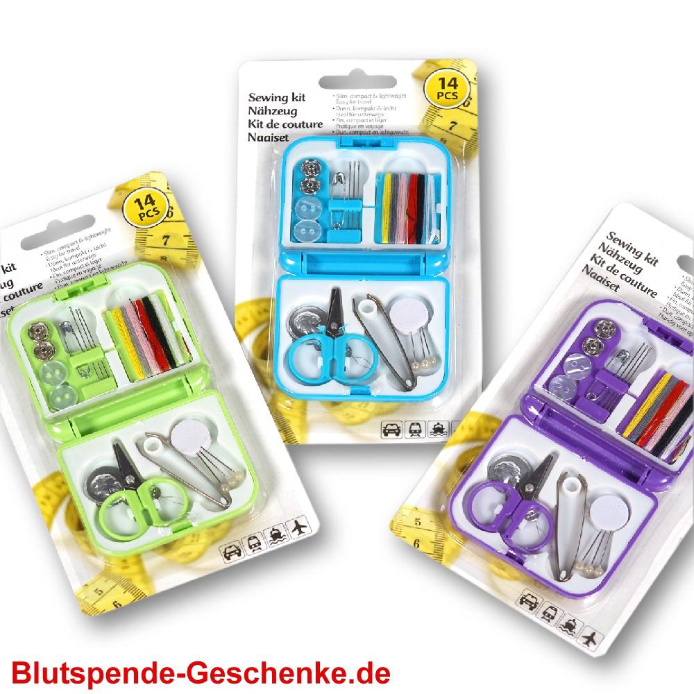 Blutspendegeschenk Reise-N&auml;hset