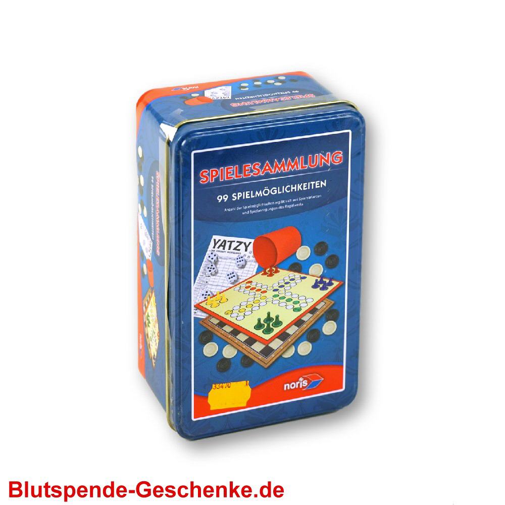 Blutspendegeschenk Reise-Spielesammlung