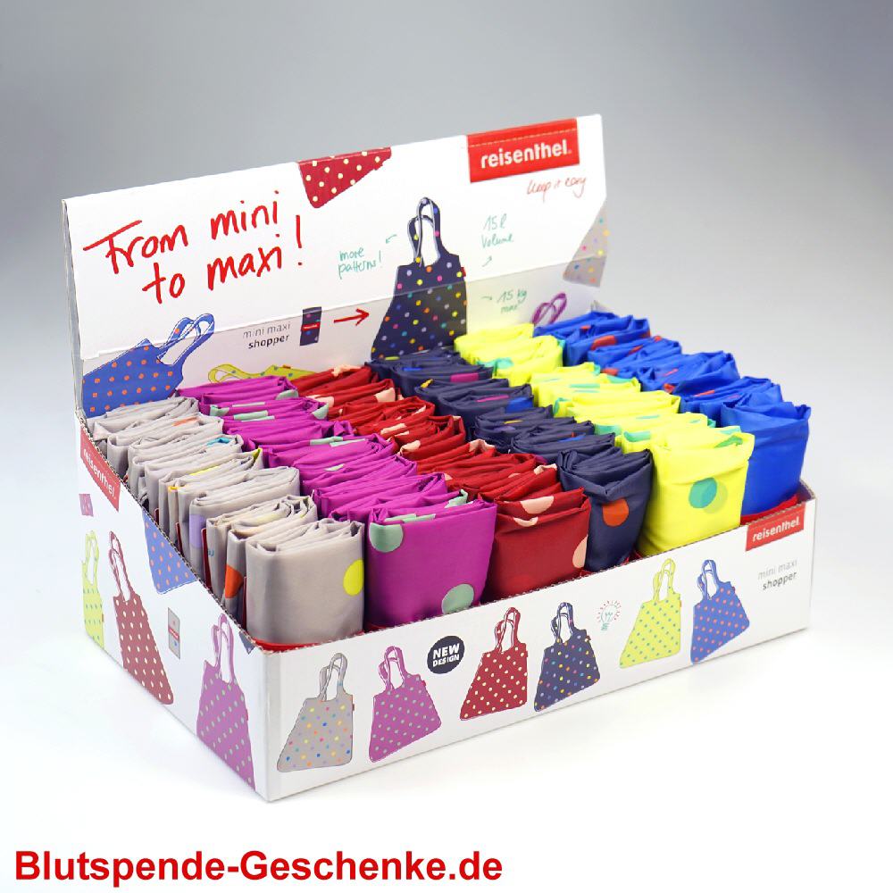 Blutspendegeschenk Falt-Einkaufstasche Reisenthel