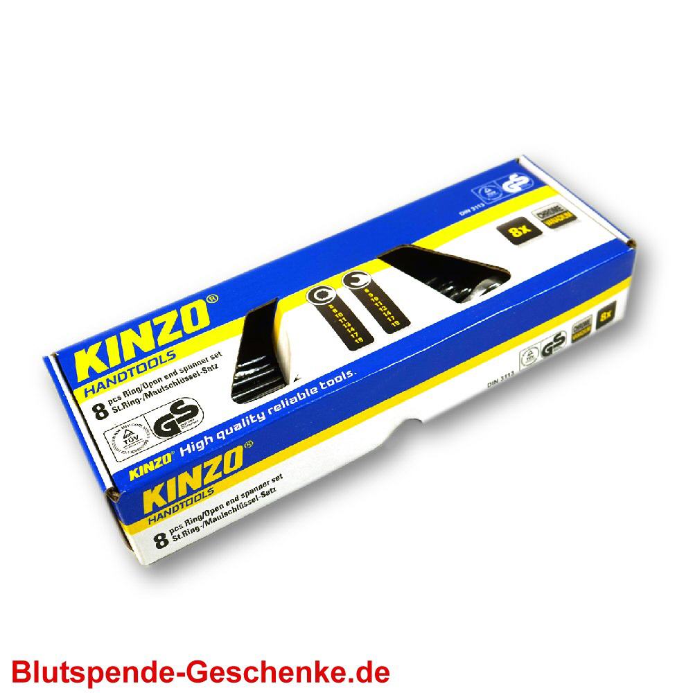 Blutspendegeschenk Ring-Maulschl&uuml;ssel-Set