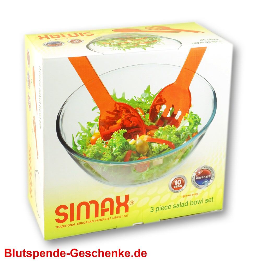 Blutspendegeschenk Salatsch&uuml;ssel Set