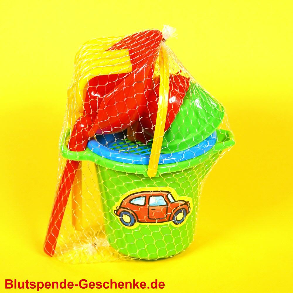 Blutspendegeschenk 7-teiliges Sandspielzeugset