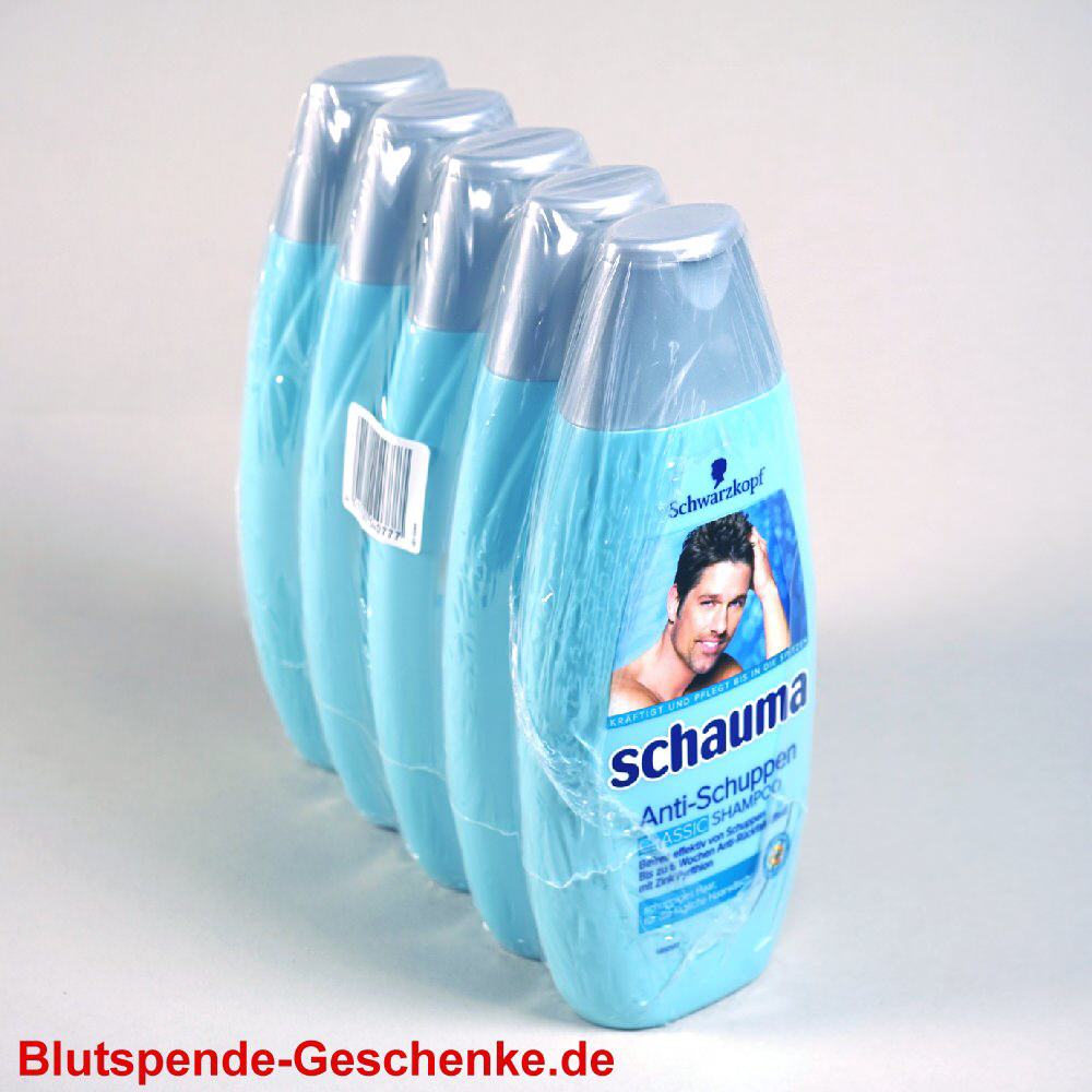 Blutspendegeschenk Schauma Shampoo Schuppen