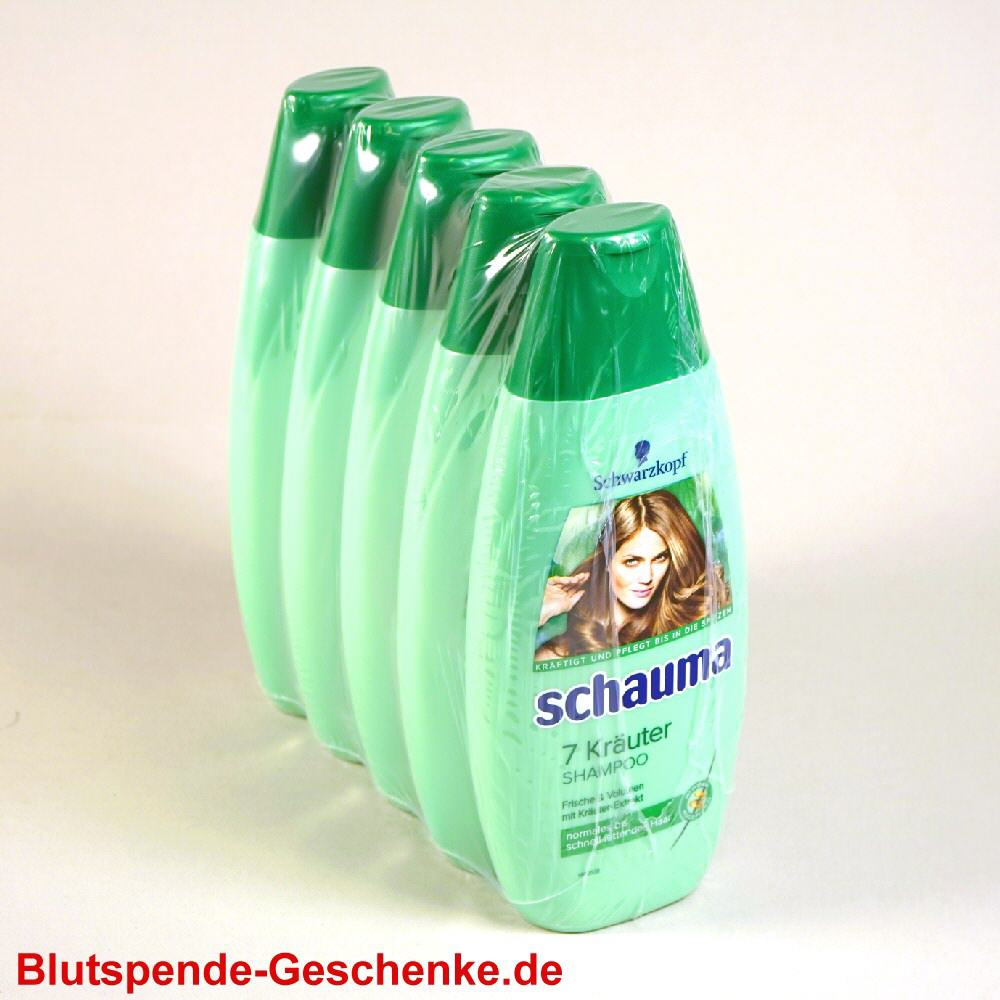 Blutspendegeschenk Schauma Shampoo 7 Kr&auml;uter