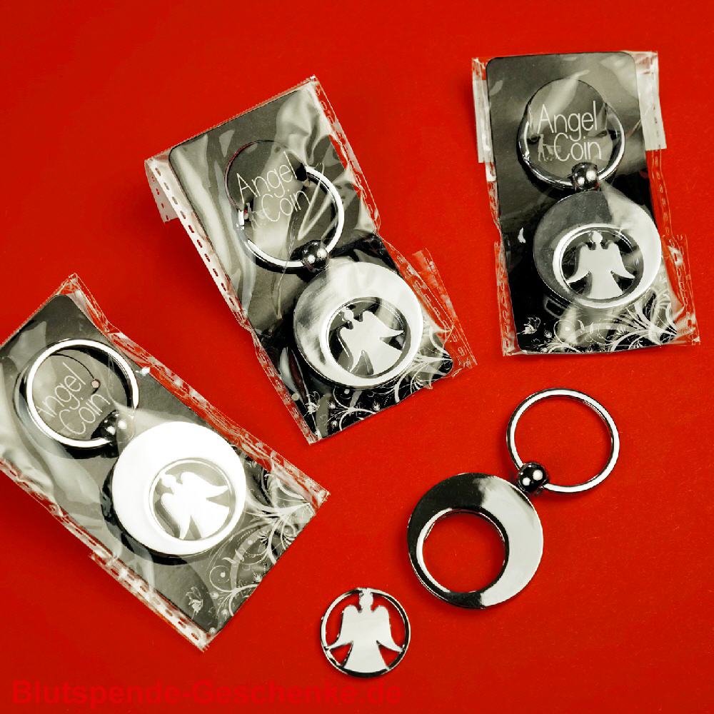 Blutspendegeschenk Schl&uuml;sselanh&auml;nger Schutzengel