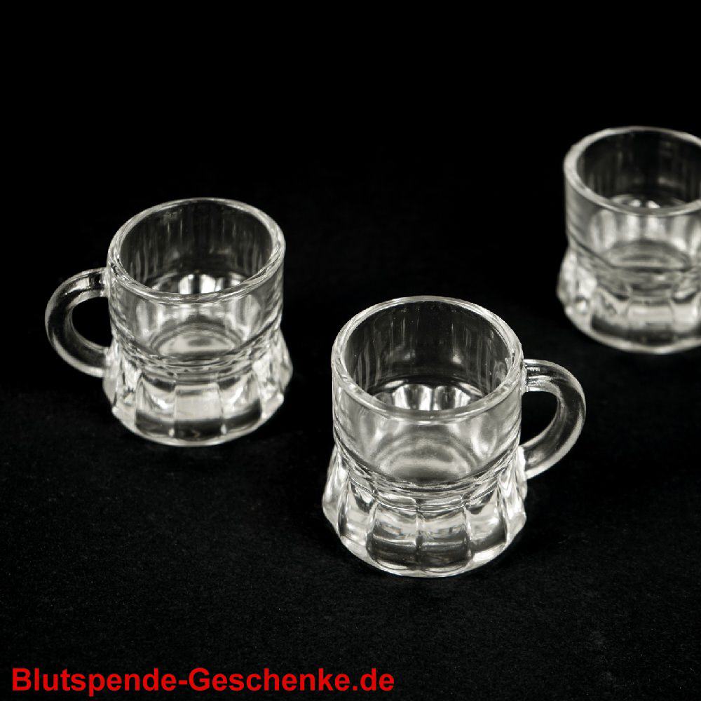 Blutspendegeschenk Schnaps-Stamper mit Henkel
