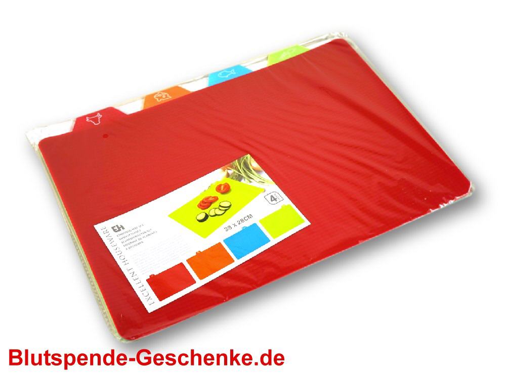 Blutspendegeschenk Schneidmatten sortiert