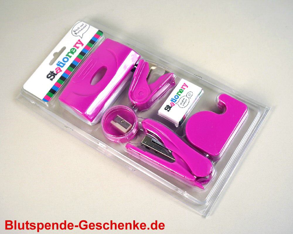 Blutspendegeschenk B&uuml;ro-Schreibset
