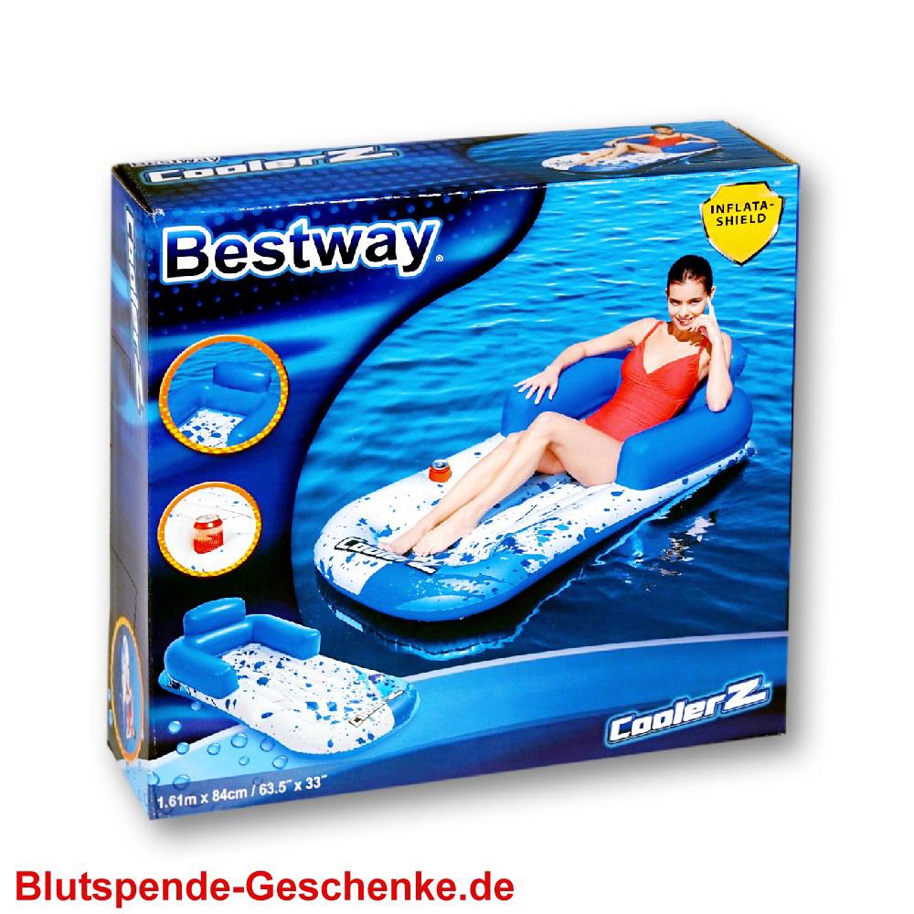 Blutspendegeschenk Pool-Liegestuhl