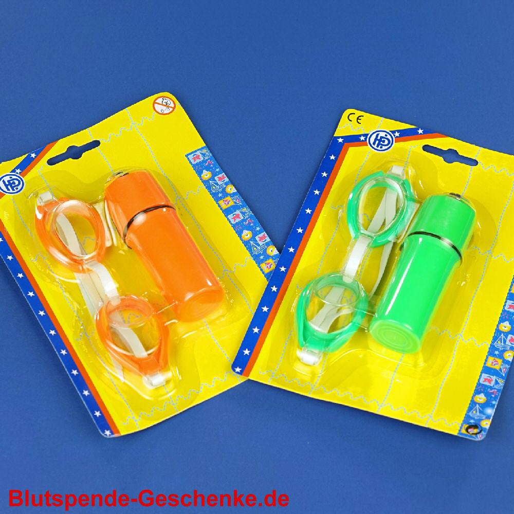 Blutspendegeschenk Schwimmbrille mit Box